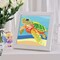 Sea Turtle Diamond Painting Kit for Kids with Wooden Frame, 5D Diamond Art Gem Painting for Beginners, Gem Art Crafts and Gifts for Girls and Boys Ages 4-5-6-7-8-9-10-11-12 (7X7 Inches)
